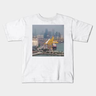 Port of Singapore Kids T-Shirt